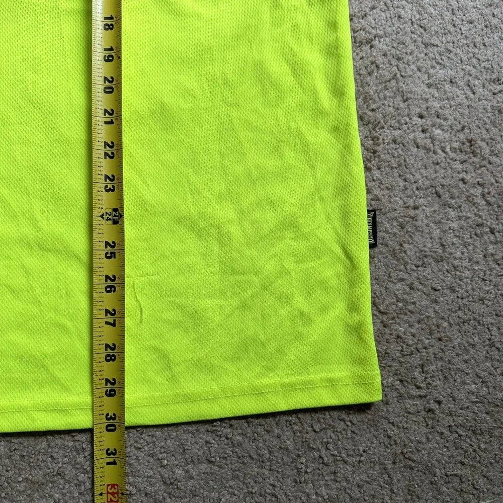 OccuNomix Shirt Mens 2X Yellow LUX-SSETP2B Class 2 Hi Visibility Short Sleeve - Picture 8 of 13
